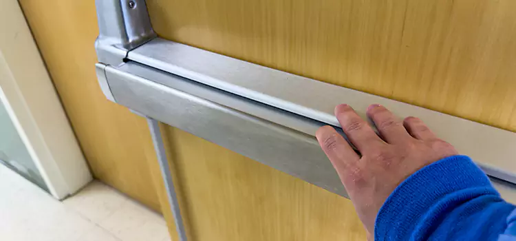 Installing a Push Bar on a Door Pickerington